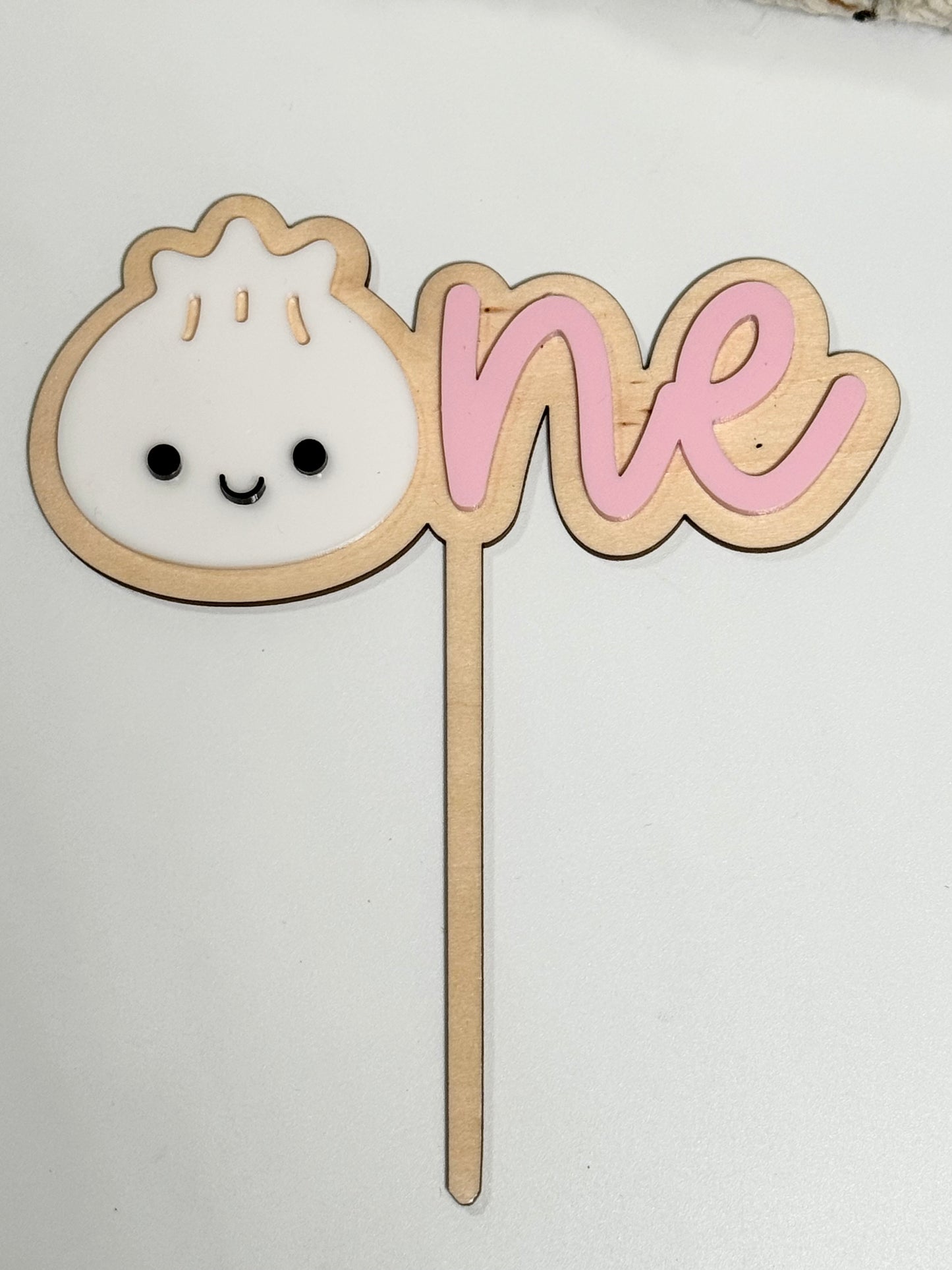 Dumpling “One” Cake Topper