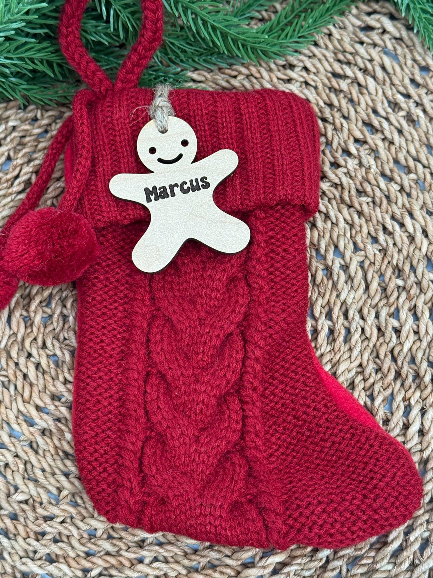 Personalized Gingerbread Tag