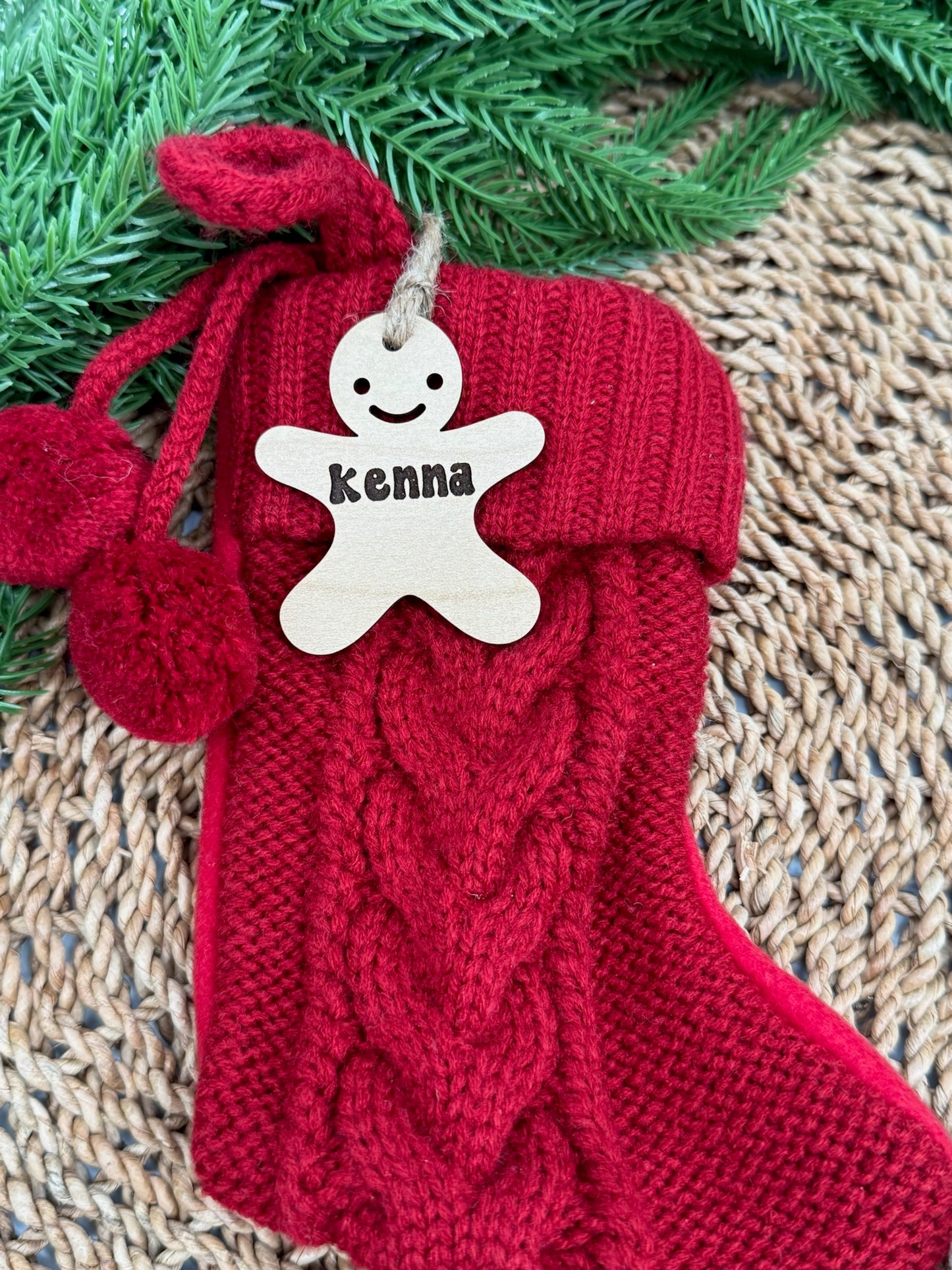 Personalized Gingerbread Tag