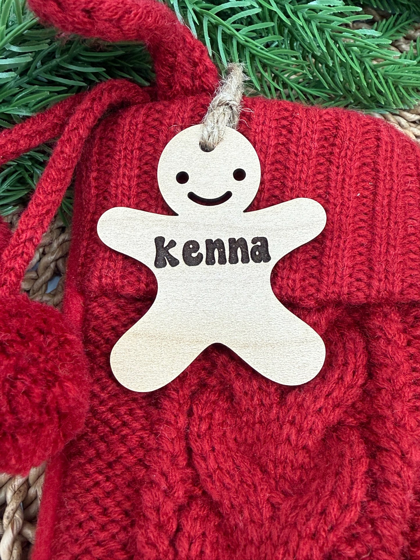 Personalized Gingerbread Tag