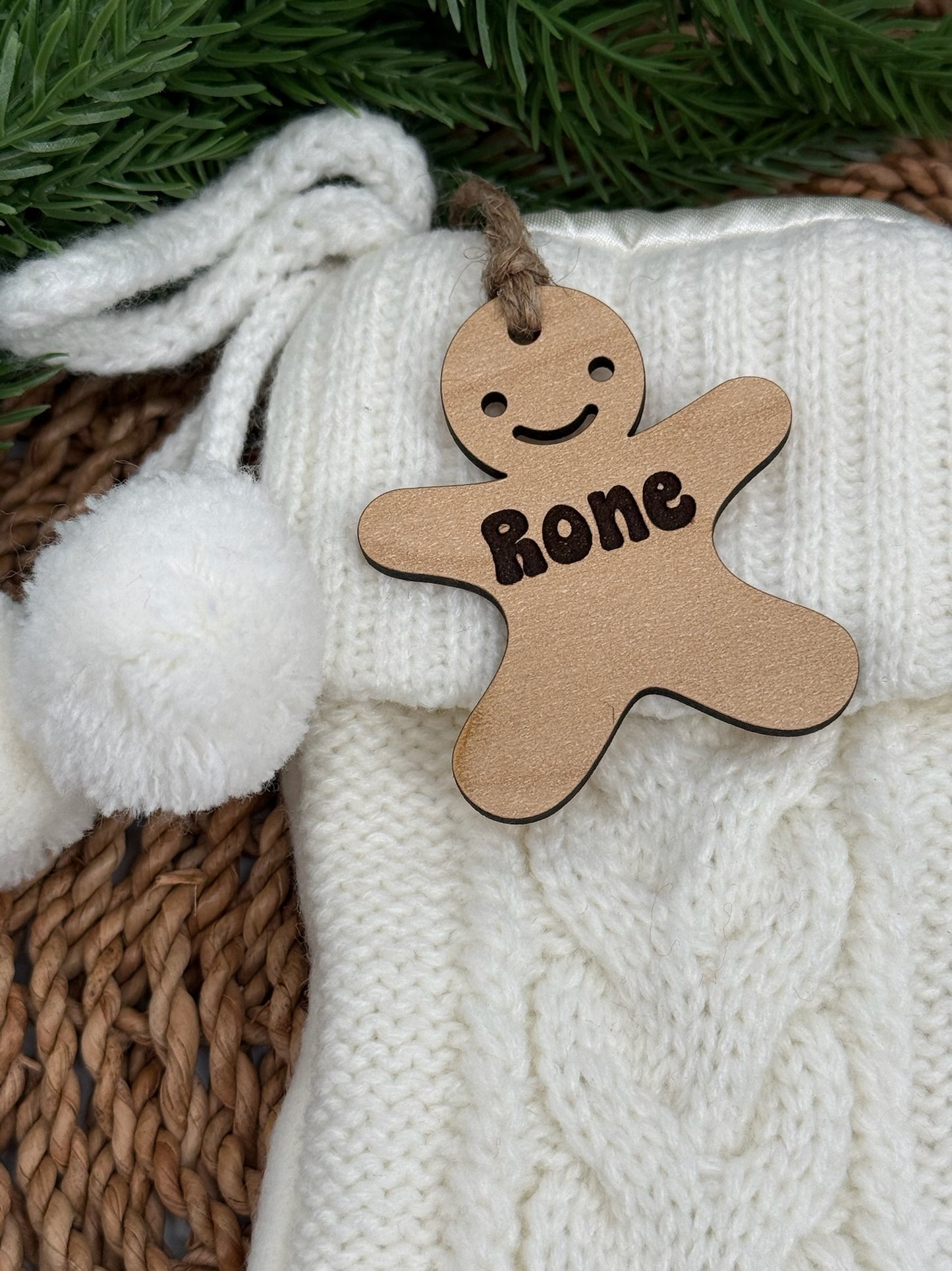 Personalized Gingerbread Tag