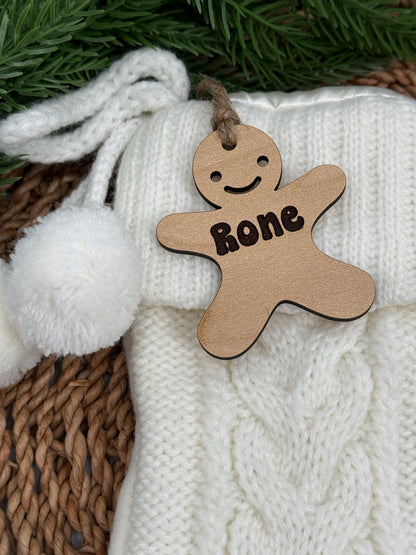 Personalized Gingerbread Tag